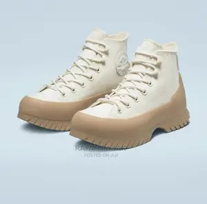 Original Cream Unisex Allstar Converse Big Sole