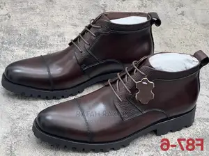 Original Dark Tan Franco Banetti Leather Ankle Boots