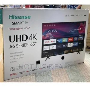 Hisense 65" Utra Hd Led Vida Smart Tv Youtube, Netflix