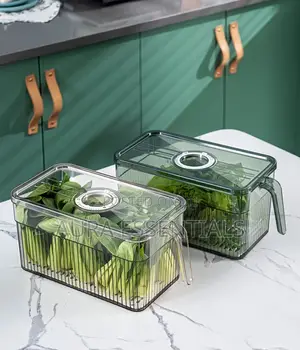 Large Capacity Plastic Kitchen Storage Box