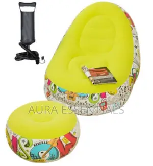 Inflatable Sofa With Inflatable Foot Cushion