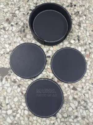 Leather Coaster ( Cup Mat or Cover)
