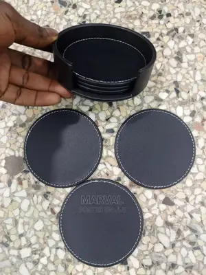 Leather Coaster ( Cup Mat or Cover)