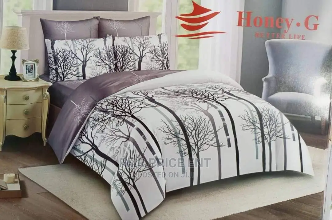 Vip Executive 4pc Duvet Set.6x6.( White)
