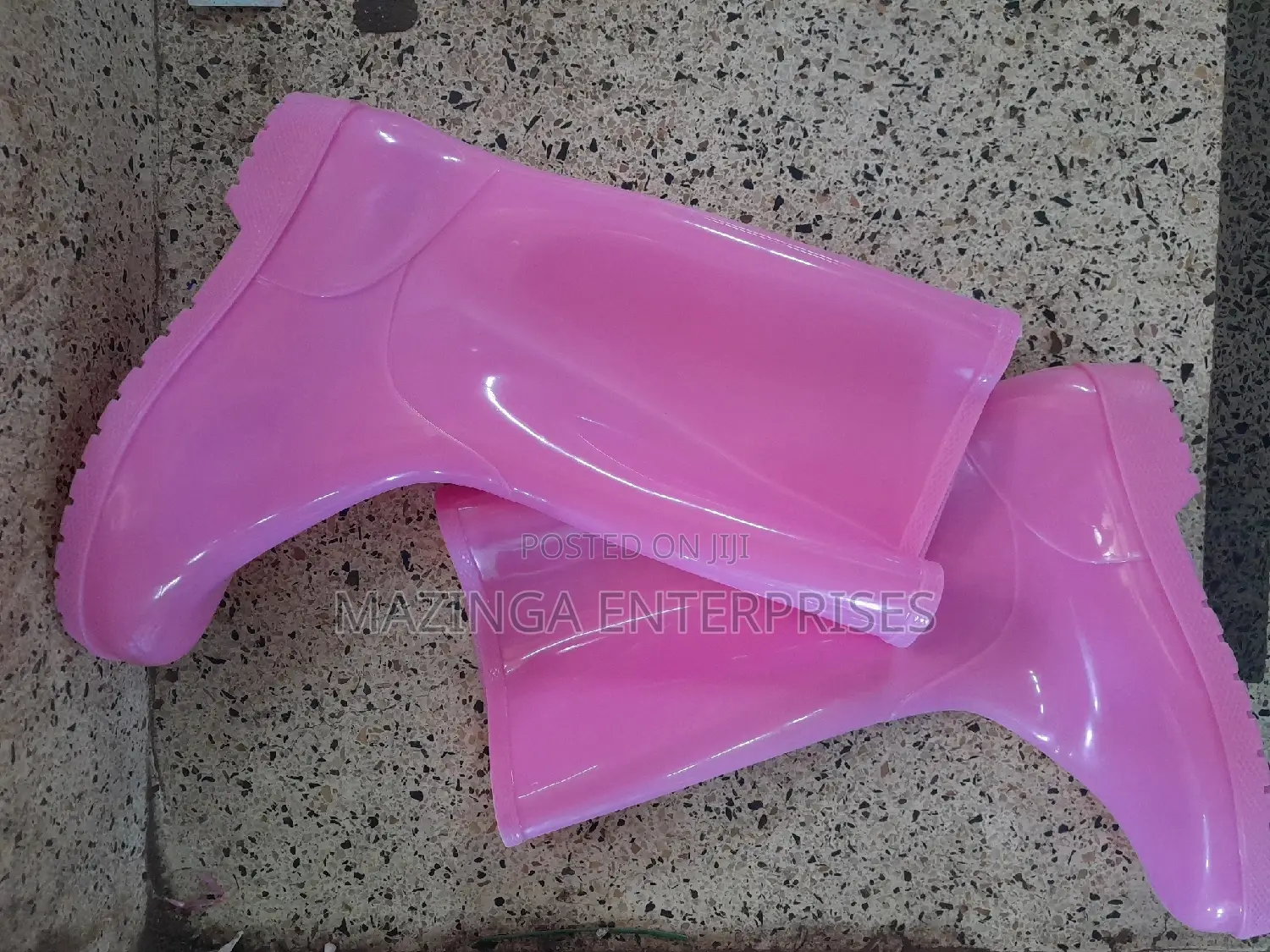 Pink Safety Gumboots