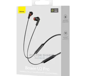 Baseus Bowie U2 Pro TWS Earphones, ANC (Black)