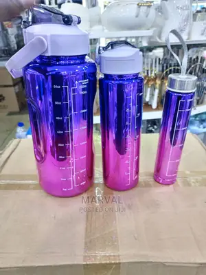 3pc Water Bottle Set