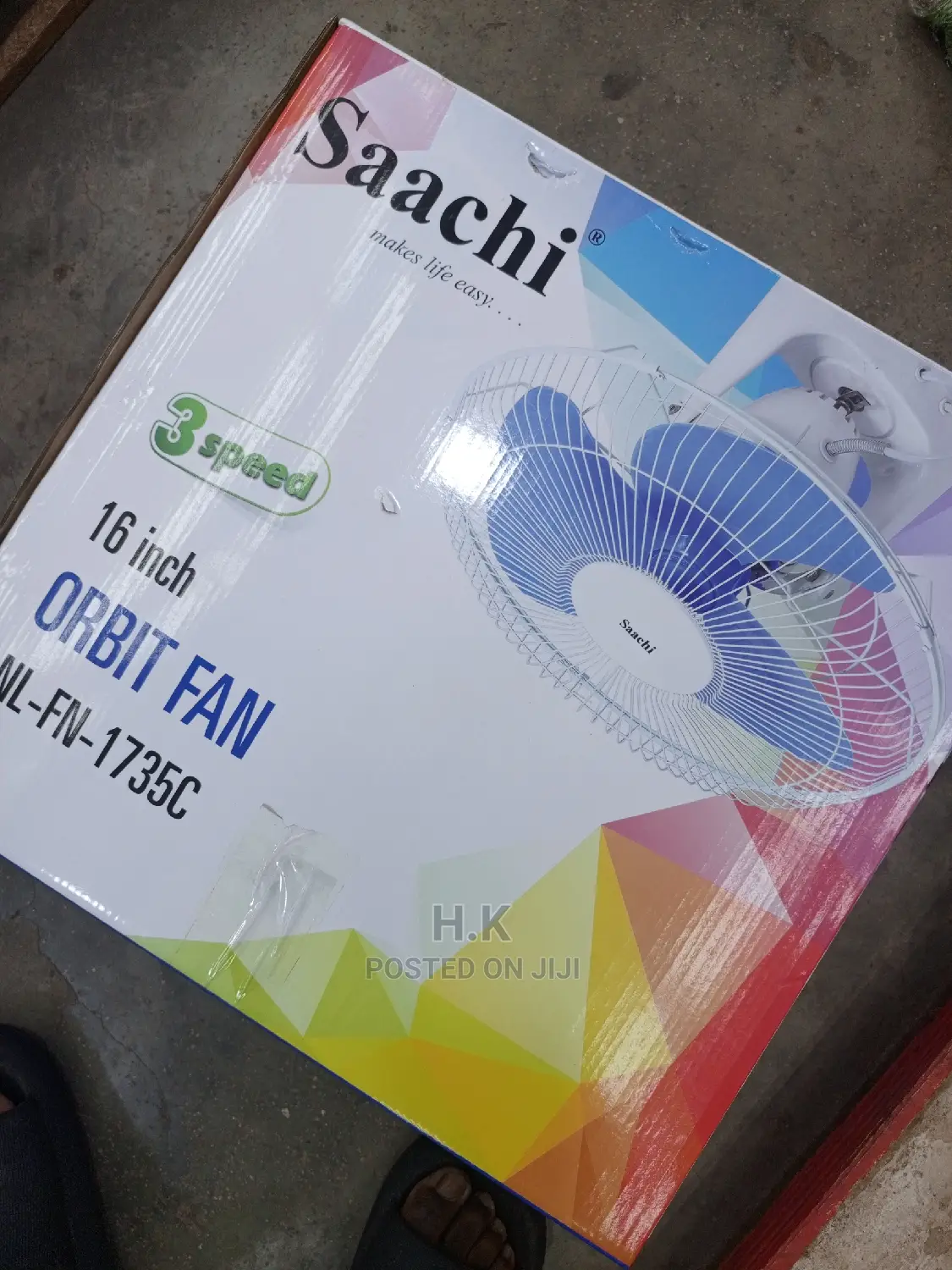 16 Inch Orbit Ceiling Fan With Remote Control,
