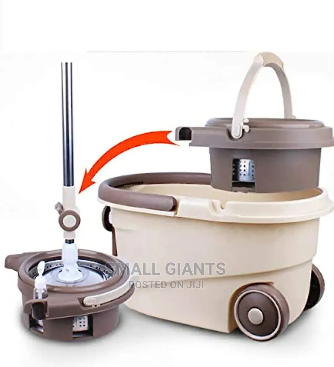 360° Spin Mop Bucket Floor Cleaning Set