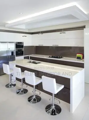 Kitchen Showcase Gypsum Ceiling.