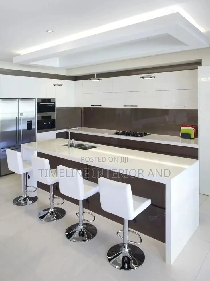 Kitchen Showcase Gypsum Ceiling.