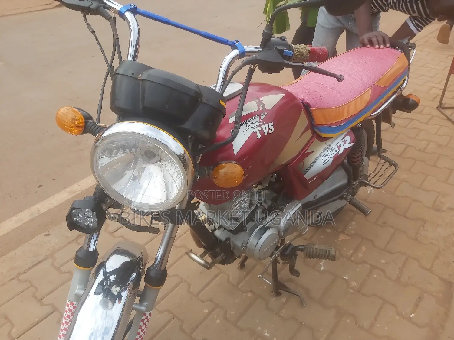 TVS XL 100 2017 Red