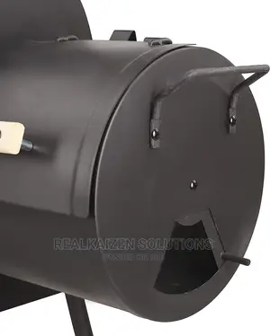 Barbecue Stand With Grill
On Wheels With Thermometer