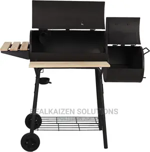 Barbecue Stand With Grill
On Wheels With Thermometer