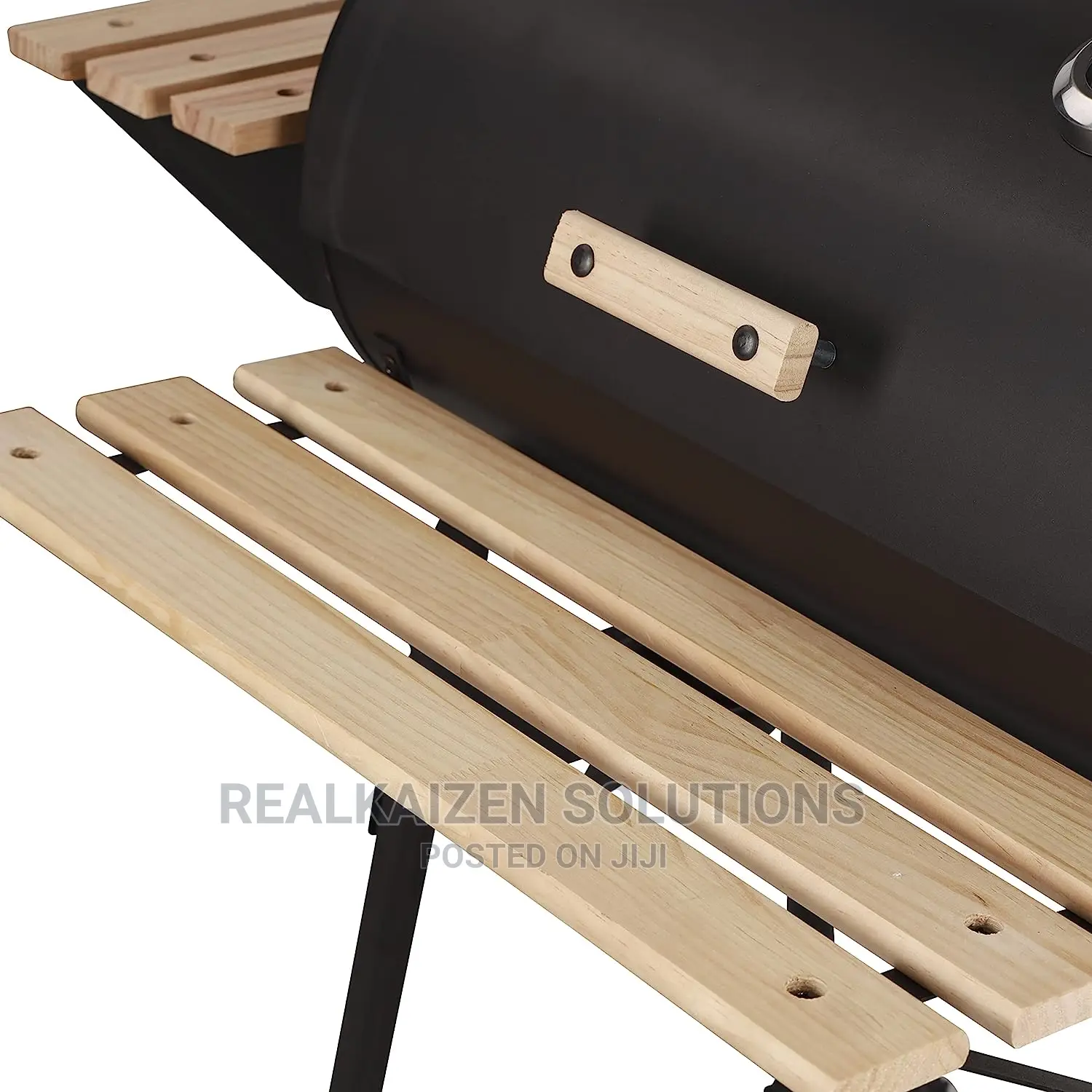 Barbecue Stand With Grill
On Wheels With Thermometer