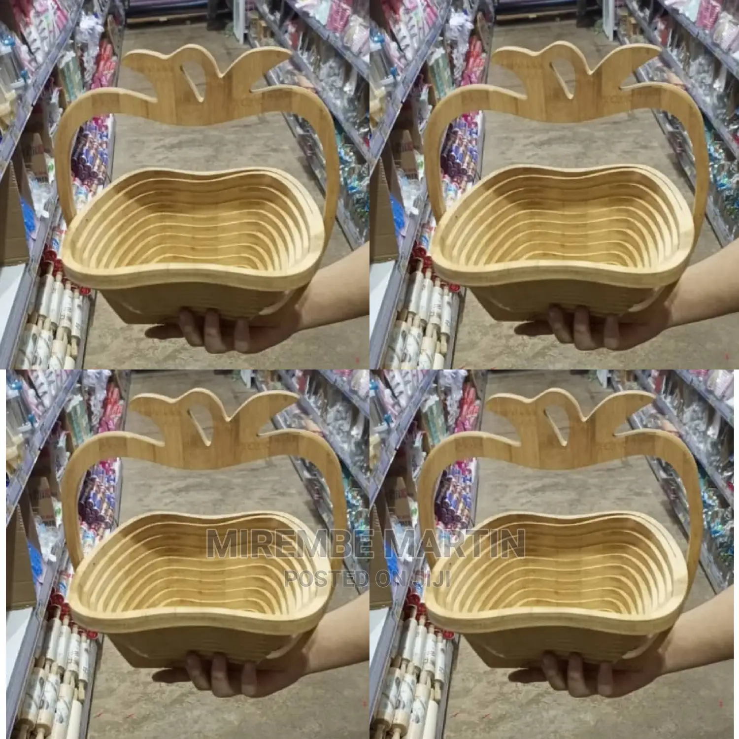Wooden Fruit Basket
