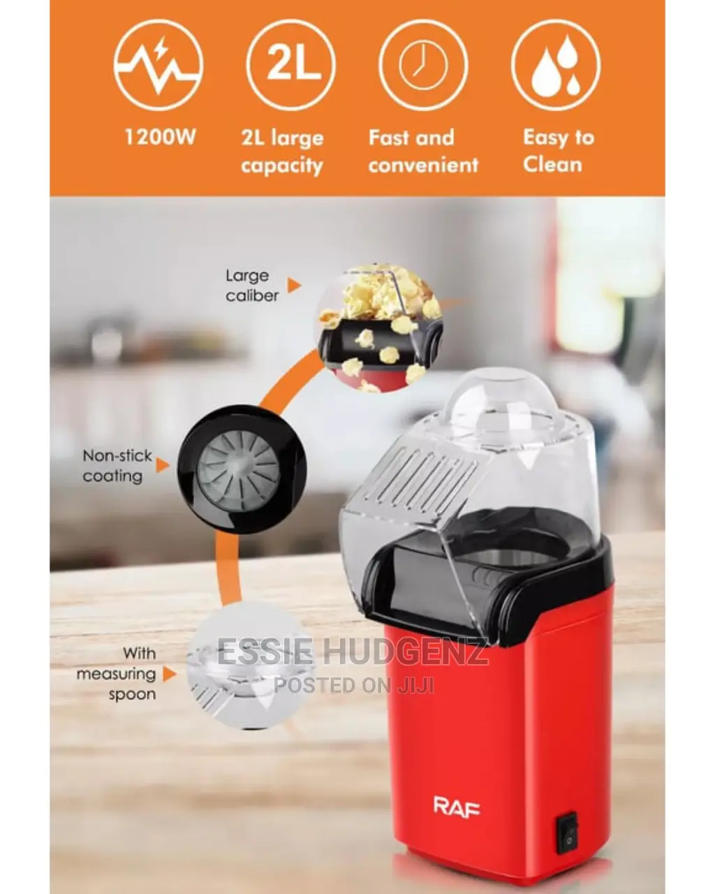 RAF Popcorn Maker 2litres