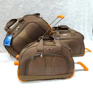 Original Classy Trolley Traveling Bag.Large.( Brown)