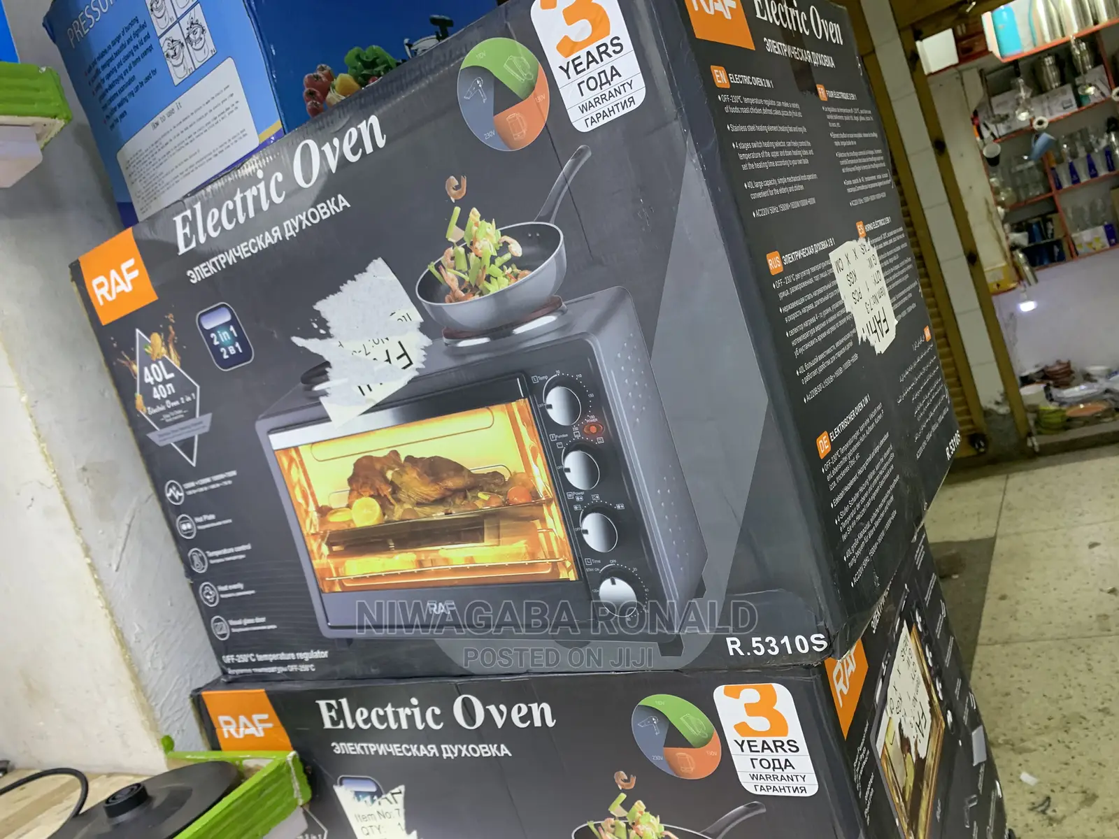35L Oven With 2 Hotplate
