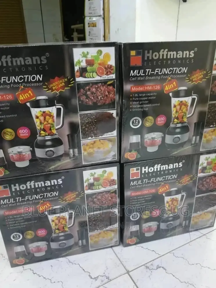 HOFFMANS 4-in-1/1.8l Multi-Function Food Processor \\ HM-126