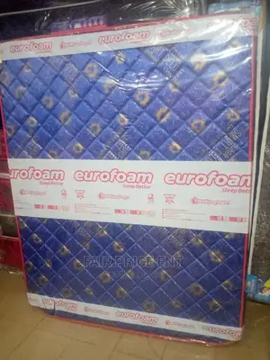 Eurofoam Mattress Sealed Quilted Density.6x5x8inches.( Blue)