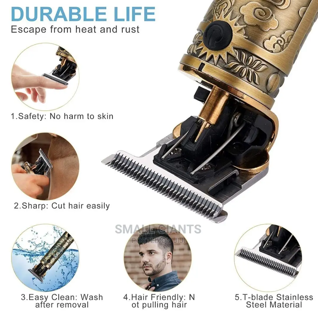 Professional Hair Clipper Zero Gapped T-Blade Clipper