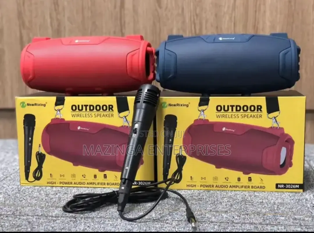 New Rexing Wireless Bluetooth Speaker With Microphone