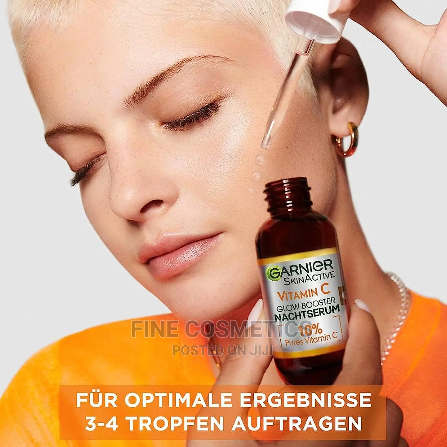 Original Garnier Vitamin C Night Serum for Darkspots + Aging