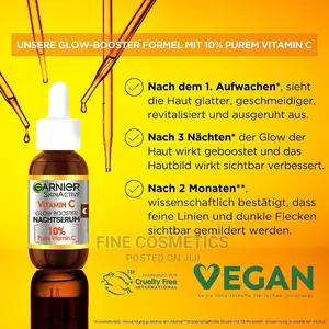 Original Garnier Vitamin C Night Serum for Darkspots + Aging