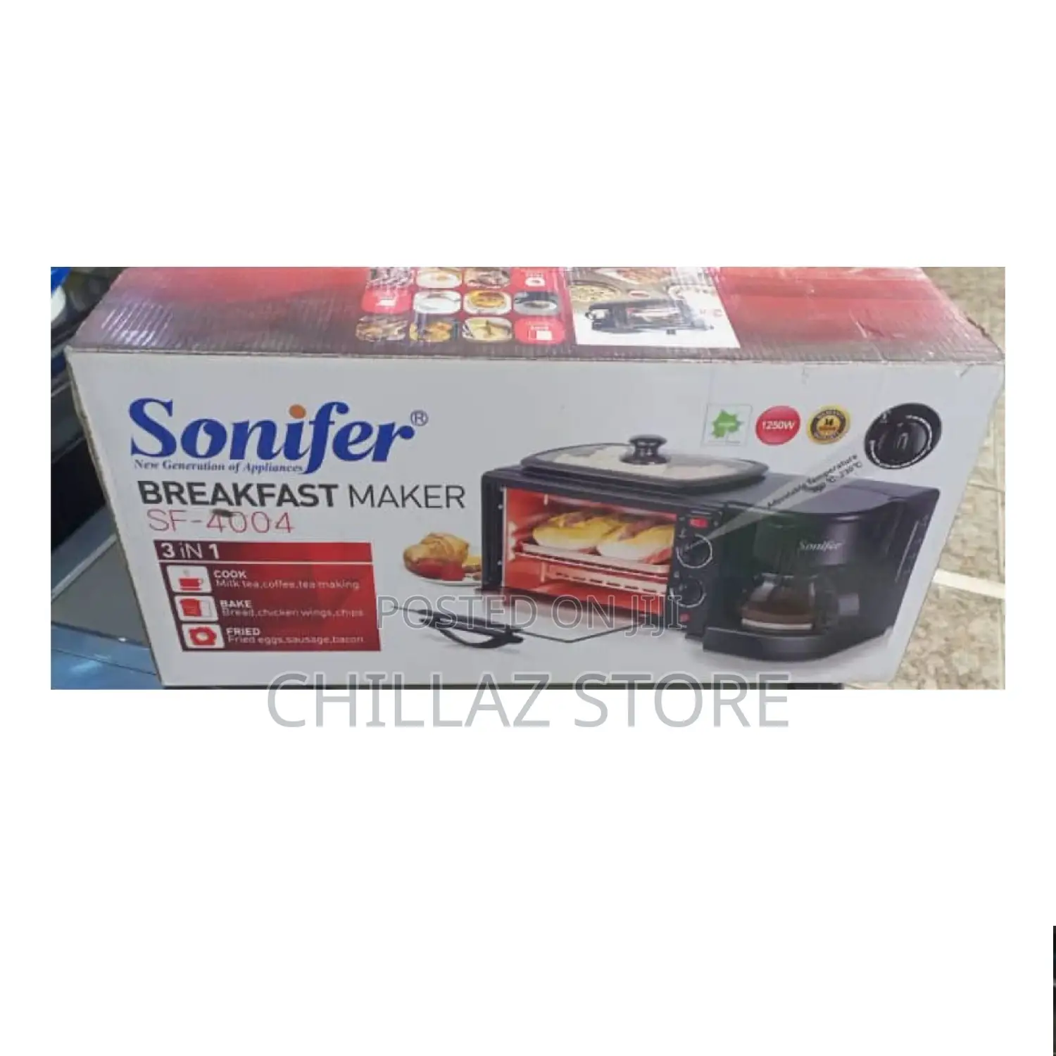 3in 1 Sonifer Breakfast Maker With Coffee Machine.