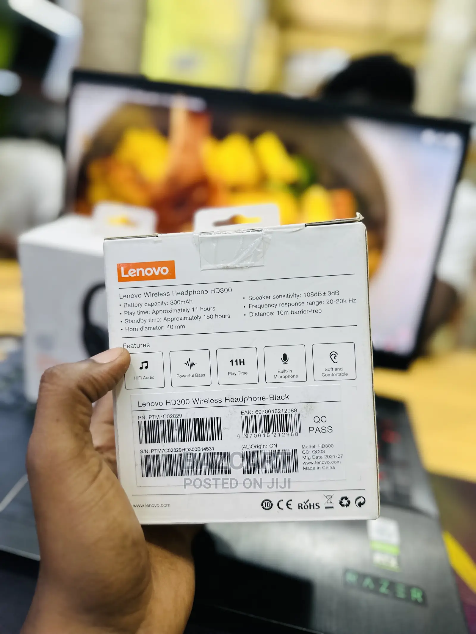 Lenovo Hd300 Wireless Headphones