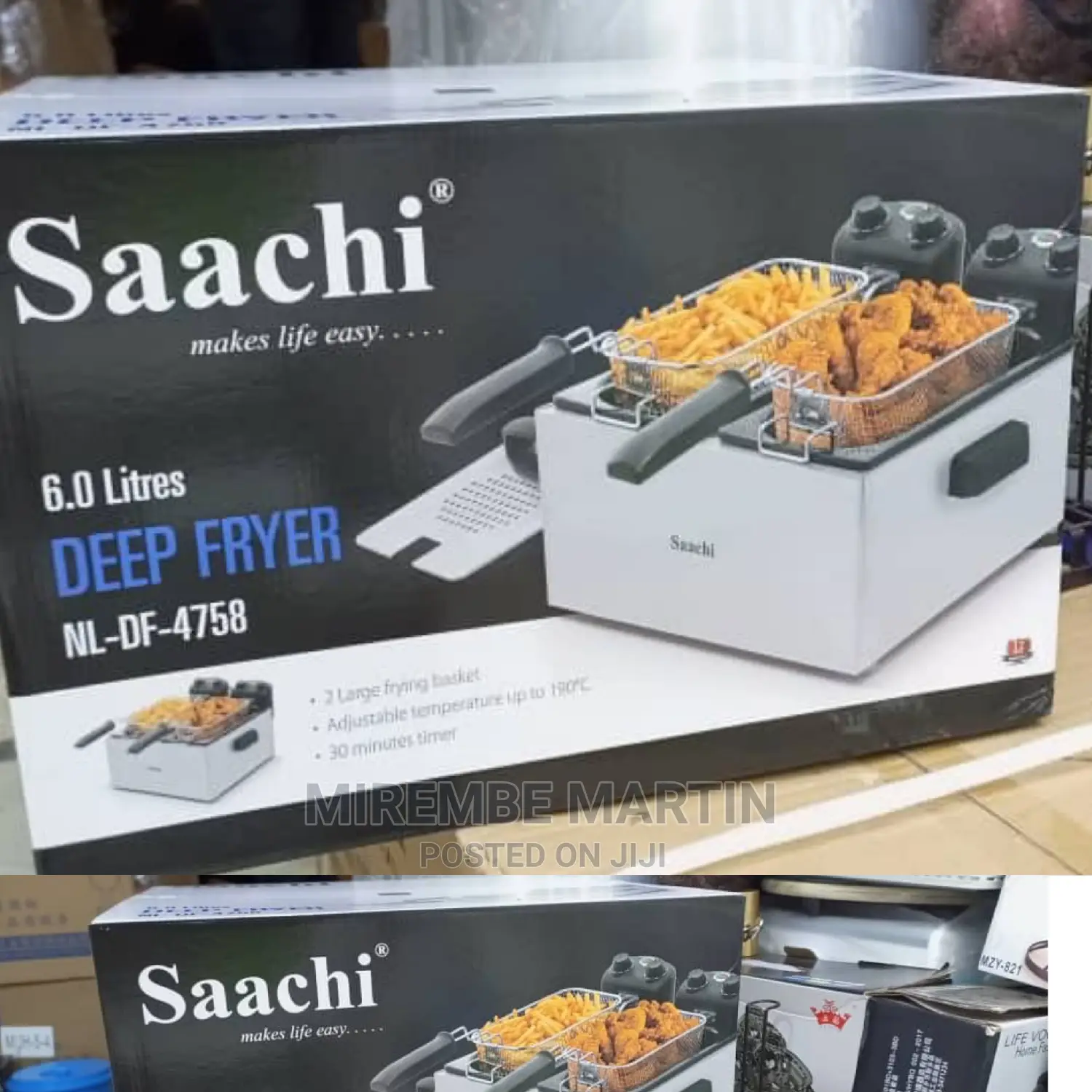 Stainless Steel Double Deep Fryer