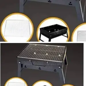 Black Portable BBQ Grill