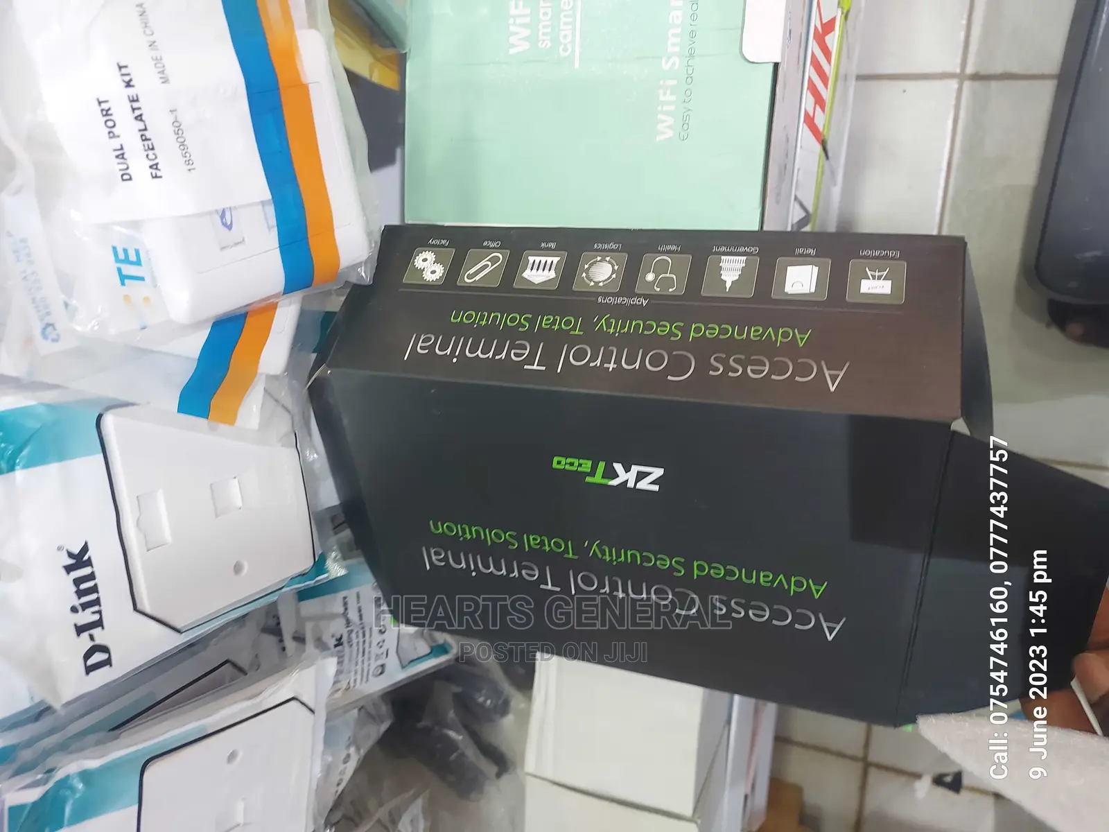 Zkteco F18 Time And Attendance Machine.