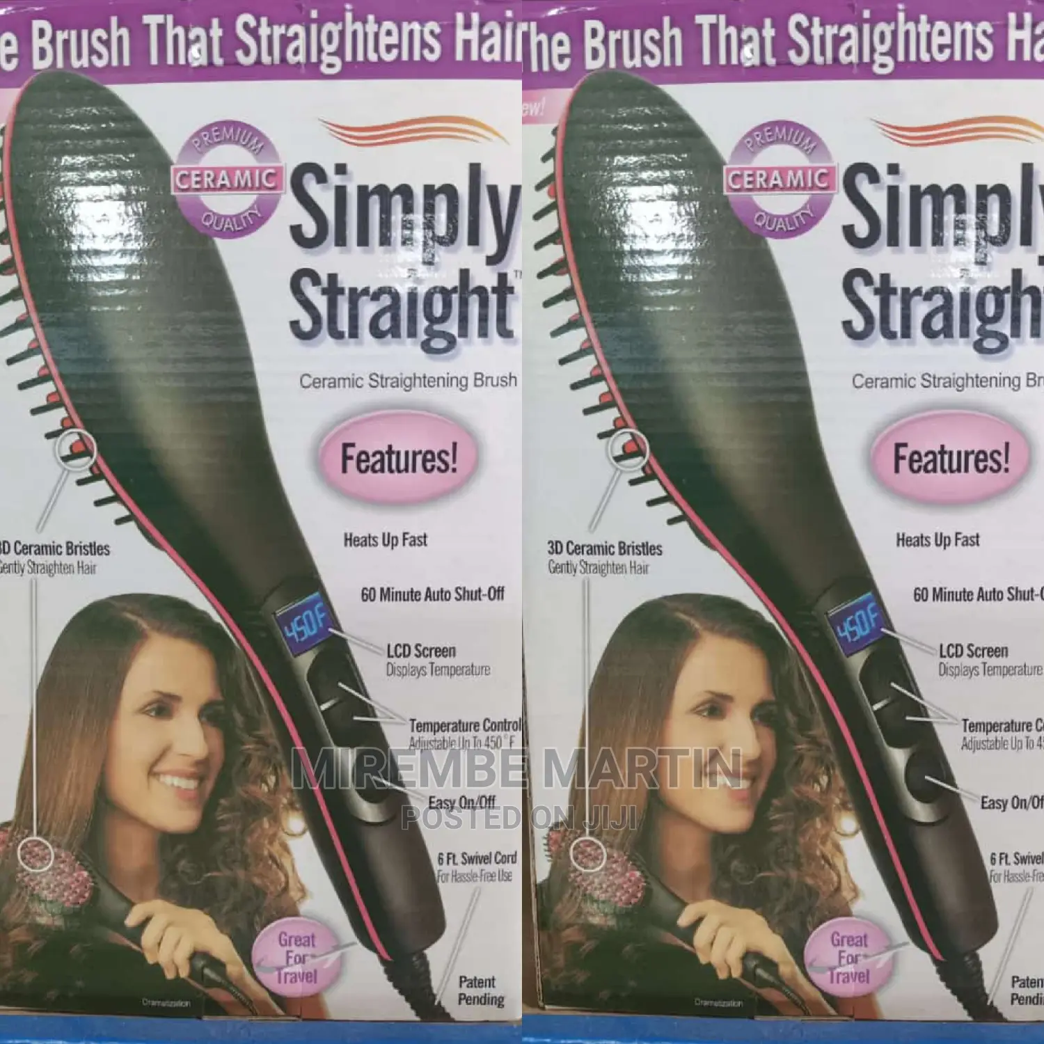 Simply Hair Straightener Brush