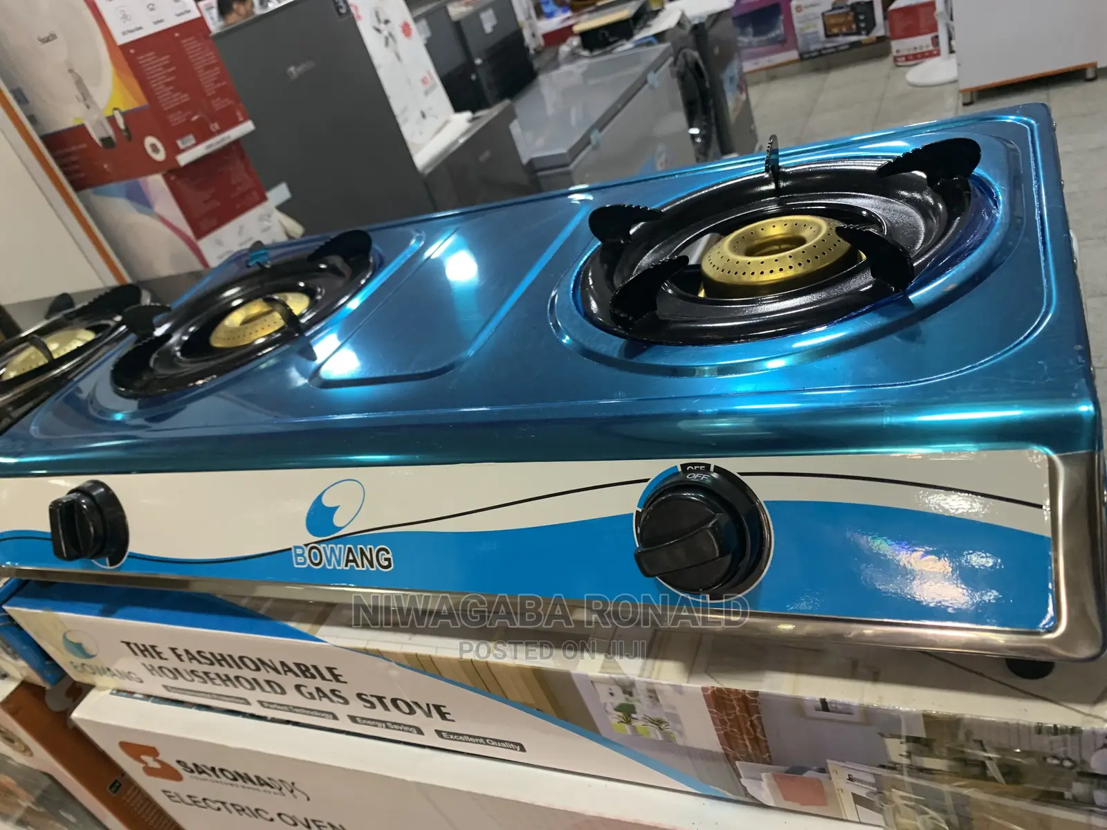 Stainless Steel Double Gas Stove