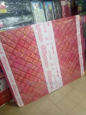 Eurofoam Quilted Density Mattress. 4x6x8inches.( Red)