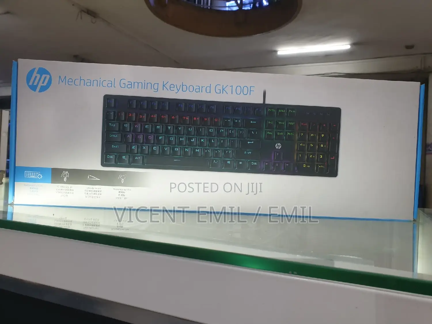 Hp Gaming Keyboard Original GK100F