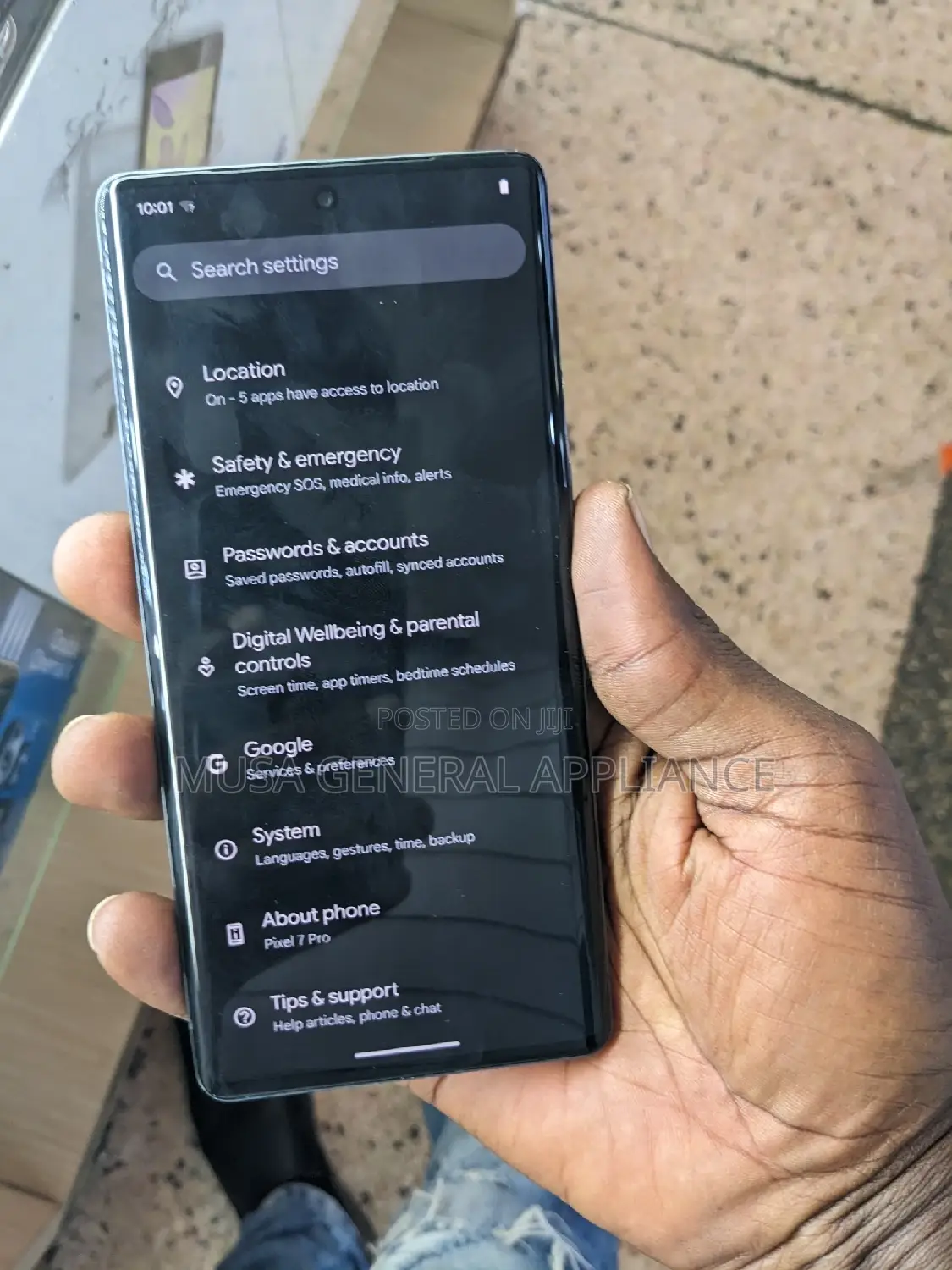 Google Pixel 7 Pro 128 GB Black