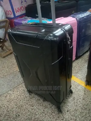 Plastic Suitcase Four Double Wheels.Medium.( Black)