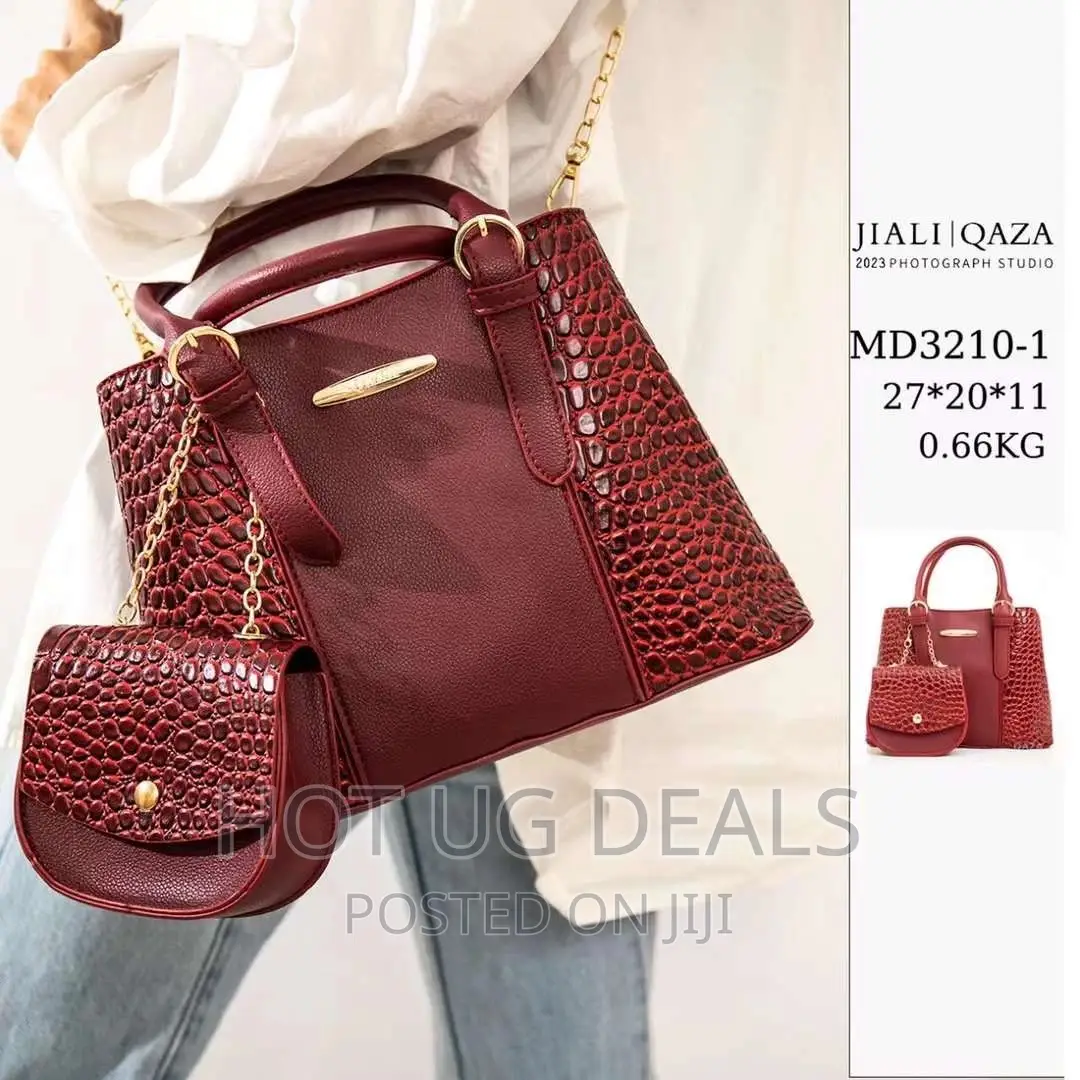 Ladies Classic Formal Handbag- Maroon