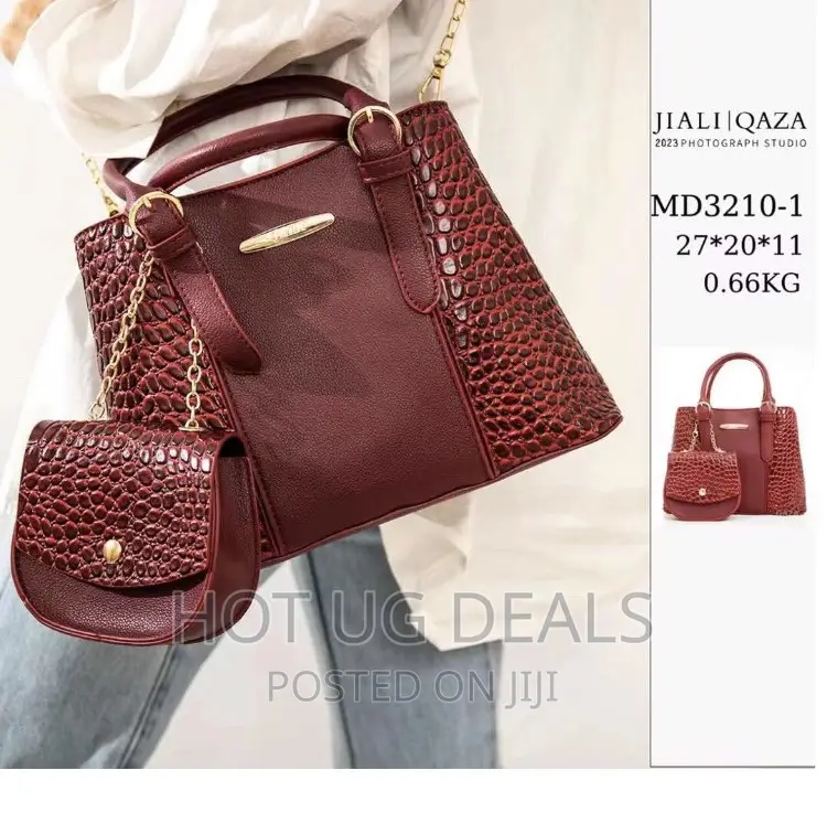 Ladies Classic Formal Handbag- Maroon