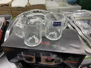6pc Classic Tea Glass Mugs