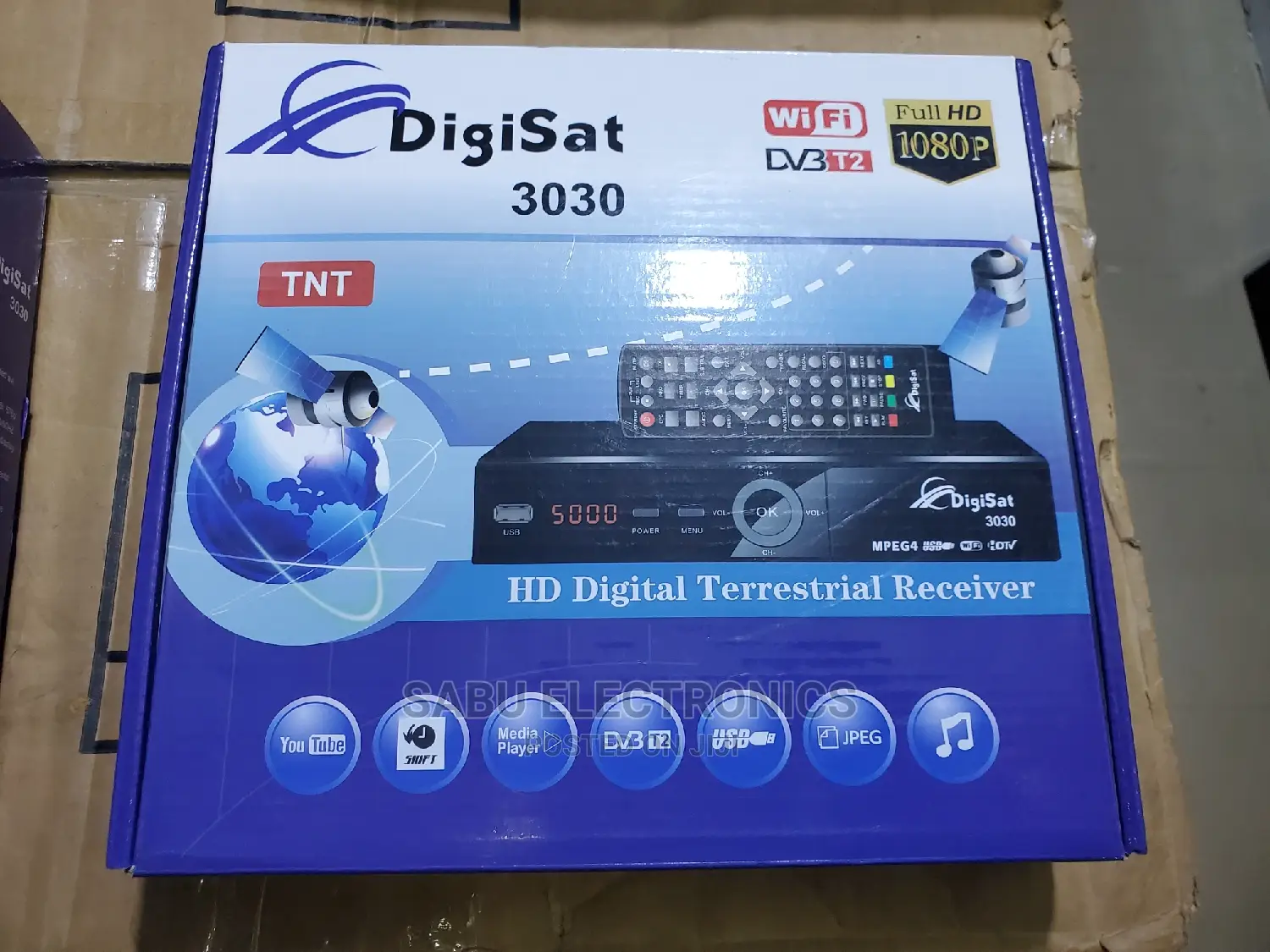 Free To Air Decoder With 50 Free Channels