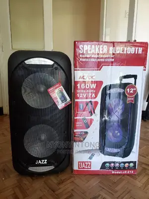Jaz 12" Bluetooth Rechargeable Speaker With 2 Microphones
