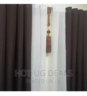 3pc State 2*1.5 Metre Curtain Piece With White Net