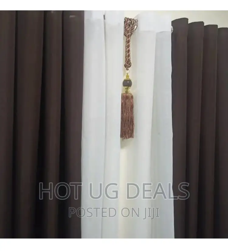 3pc State 2*1.5 Metre Curtain Piece With White Net