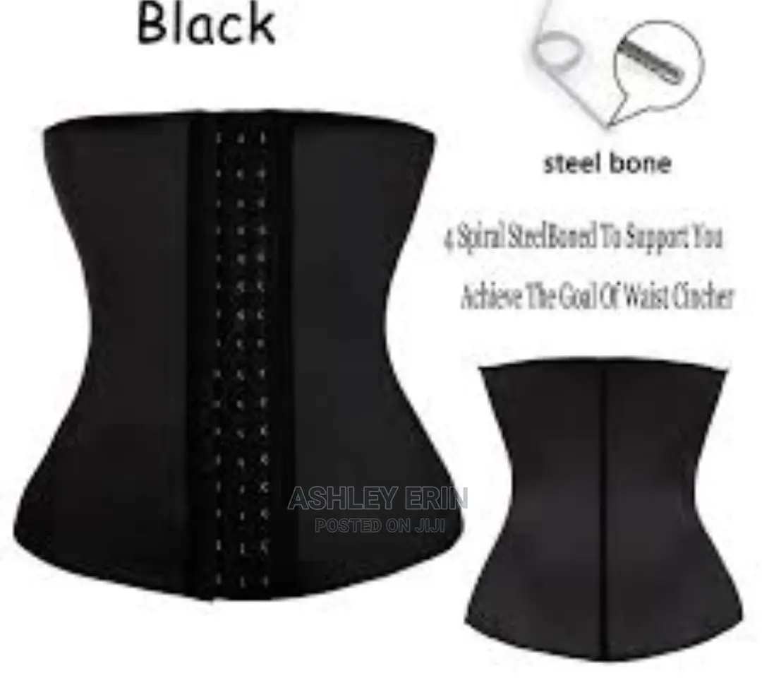 Latex Waist Trainer Corset 9 Steel Body Slimming Shapers