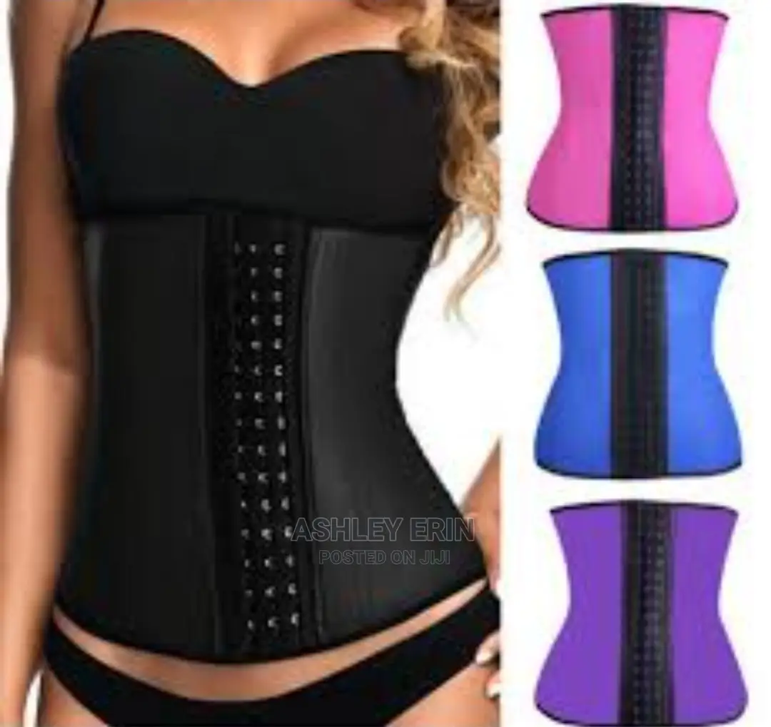 Latex Waist Trainer Corset 9 Steel Body Slimming Shapers