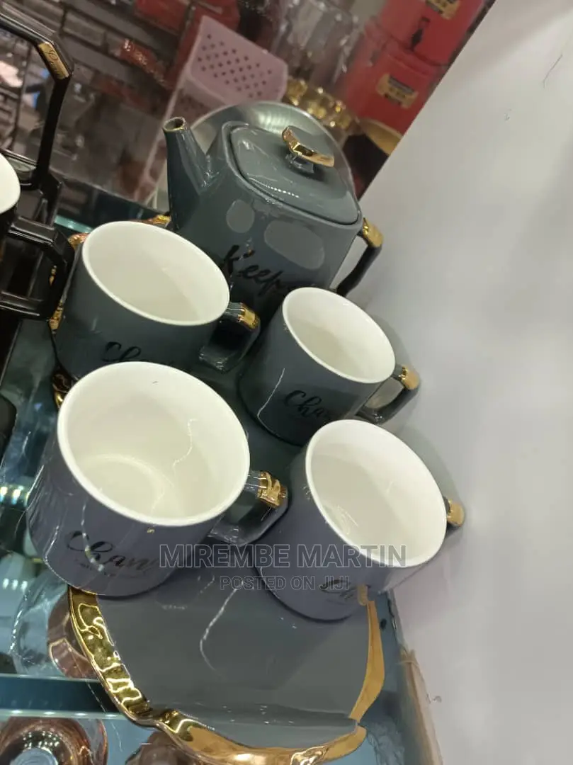 Ceramic Teapot and Cup Set